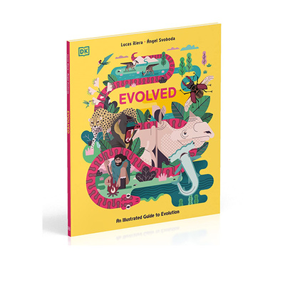英文原版 DK少儿百科 Evolved 图解物种进化知识 百科图解指南 自然动植物科普大全书