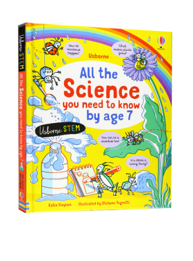英文原版  Usborne All the Science You Need to Know age 7岁前你需要知道的科学知识 少儿STEM启蒙绘本 英国尤斯伯恩