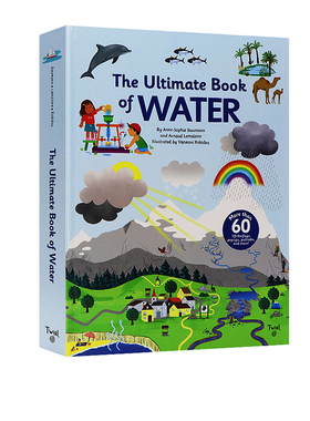 英文原版 The Ultimate Book of Water 究极水之书 立体翻翻书 STEM启蒙绘本 儿童益智早教 Twirl 儿童趣味科普  Roger Priddy