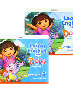 英文原版 Oxford Learn English with Dora 2 和朵拉一起学英语2册 学生用书+活动用书 牛津少儿英语综合教辅