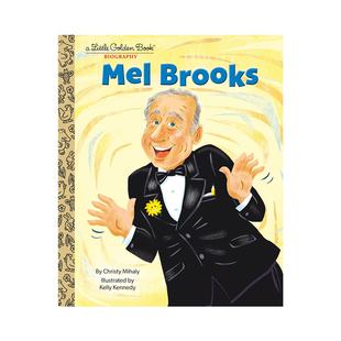 预售 Mel Brooks 梅尔布鲁克斯 Little Golden Book Biography 精装影视人物传记小金书 英文原版 儿童阅读