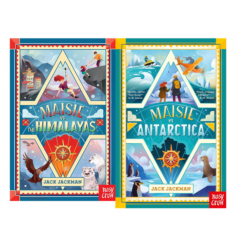 预售 Maisie Vs Antarctica 梅西的冒险之旅 2册 儿童超自然 奇幻冒险故事小说 大嘴鸟 Nosy Crow出品