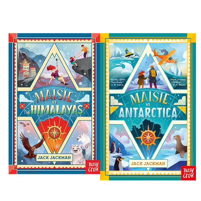 预售 Maisie Vs Antarctica 梅西的冒险之旅 2册 儿童超自然 奇幻冒险故事小说 大嘴鸟 Nosy Crow出品