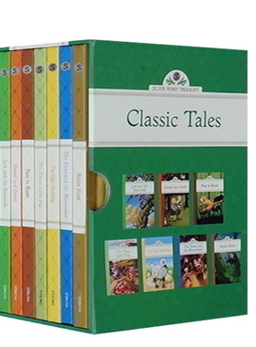英文原版 Sterling Silver Penny Treasury Classic Tales 小学生经典童话阅读 7册礼盒版盒