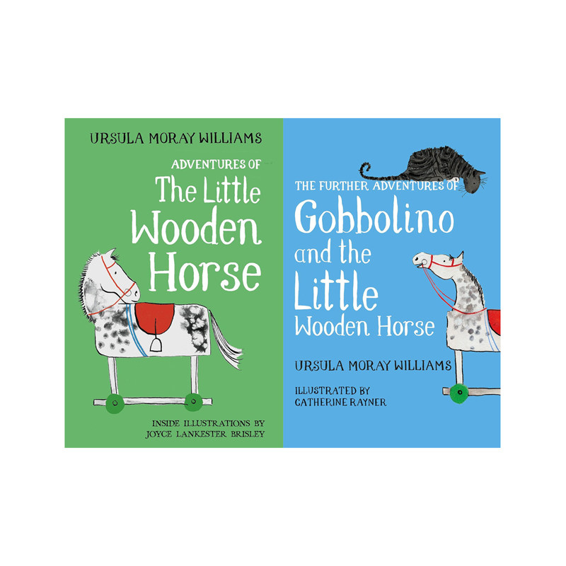 英文原版 小木马系列  Adventures of the Little Wooden Horse 2册