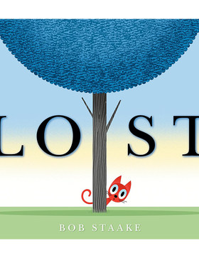 英文原版 Lost 名家Bob Staake 寻找丢失的猫 无字书 精装绘本