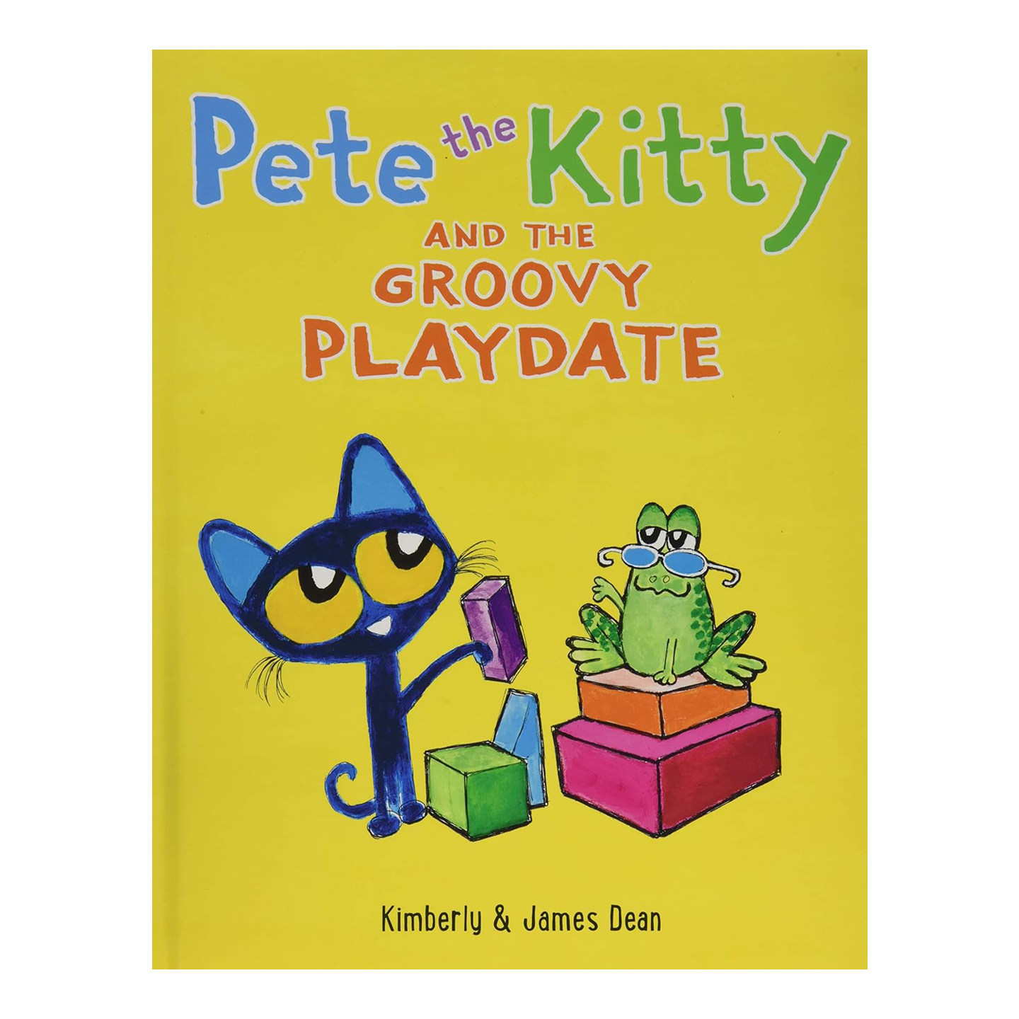 预售 英文原版 Pete the Kitty and the Groovy Playdate 皮特猫和他可爱的玩伴 精装绘本 儿童启蒙图画故事书