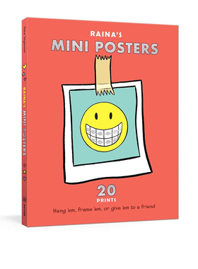 英文原版 Raina's Mini Posters 文创明信片 纽约时报畅销书作者 Raina Telgemeier