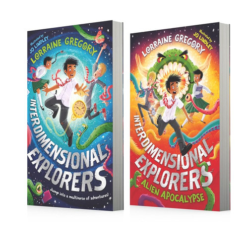 预售 Interdimensional Explorers 2册 跨次元探险家系列 太空冒险故事 青少年章节小说