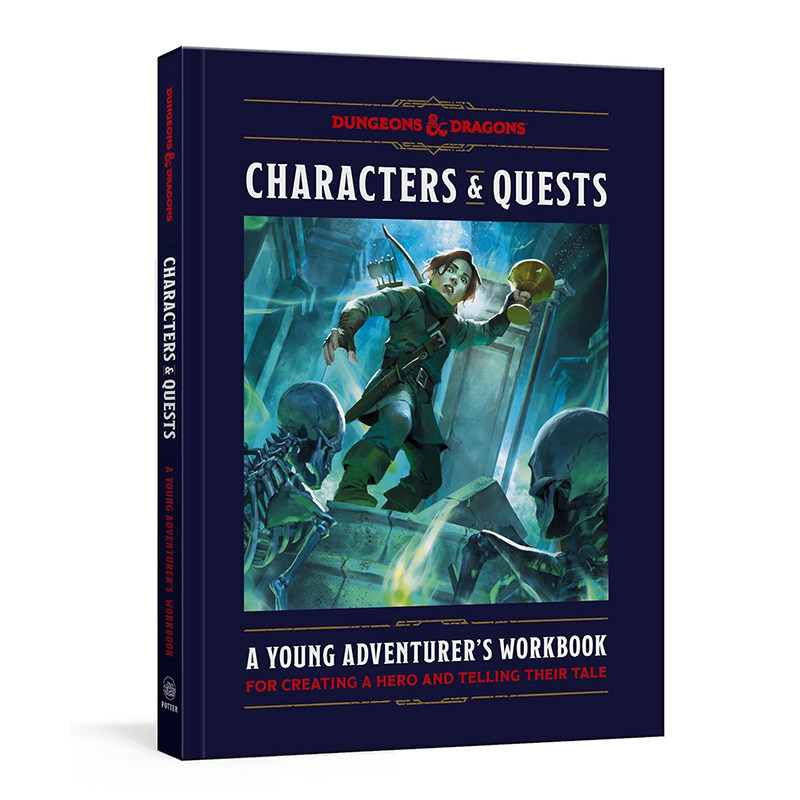 预售 角色和任务 龙与地下城 年轻冒险家 创造英雄 英文原版 Characters & Quests 精装