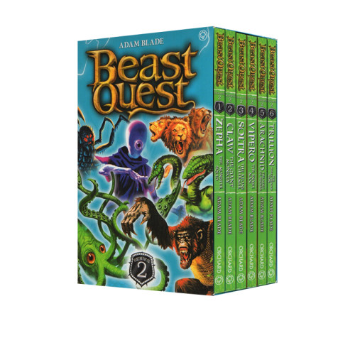 追击野兽第二辑 Beast Quest Series 2 阿方提亚6册盒装 奇幻冒险小说 章节桥梁书 Adam Blade 英文原版青少年课外英语读物