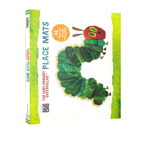 英文原版 The Very Hungry Caterpillar Place Mats 艾瑞卡尔 好饿的毛毛虫  想象力创造力培养 Eric Carle