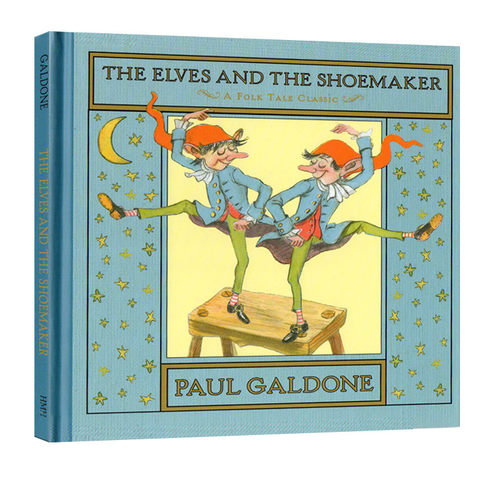 英文原版绘本 The Elves and the Shoemaker 精灵与鞋匠  Folk Tale Classics 民间传说经典绘本 名家Paul Galdone