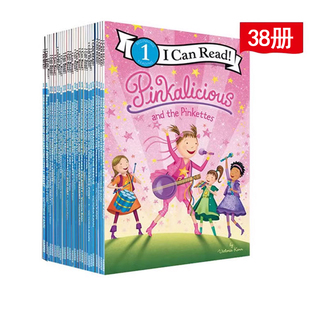 儿童绘本分级读物 粉色女孩系列英语图画书 38册 Read Level Can 粉红控系列 汪培珽推荐 英文原版 Pinkalicious