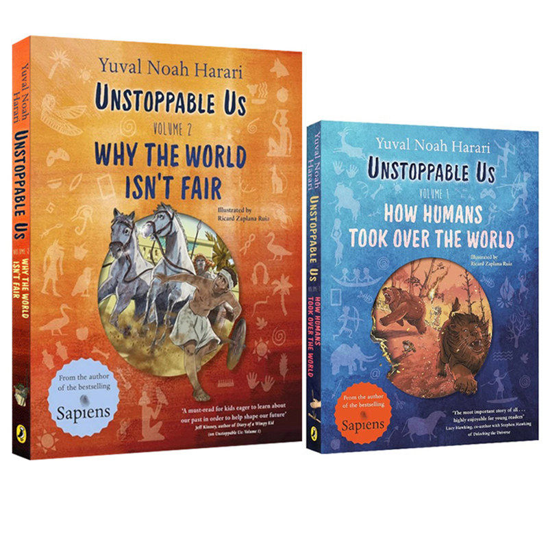 预售 英文原版 Unstoppable Us 势不可挡的我们 2册合售 英版 尤瓦尔·赫拉利 Yuval Noah Harari 历史科普读物