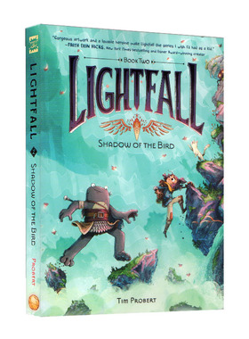 英文原版 Lightfall: Shadow of the Bird 全彩漫画绘本图画书 儿童友谊冒险主题 图像式章节小说 青少年课外阅读