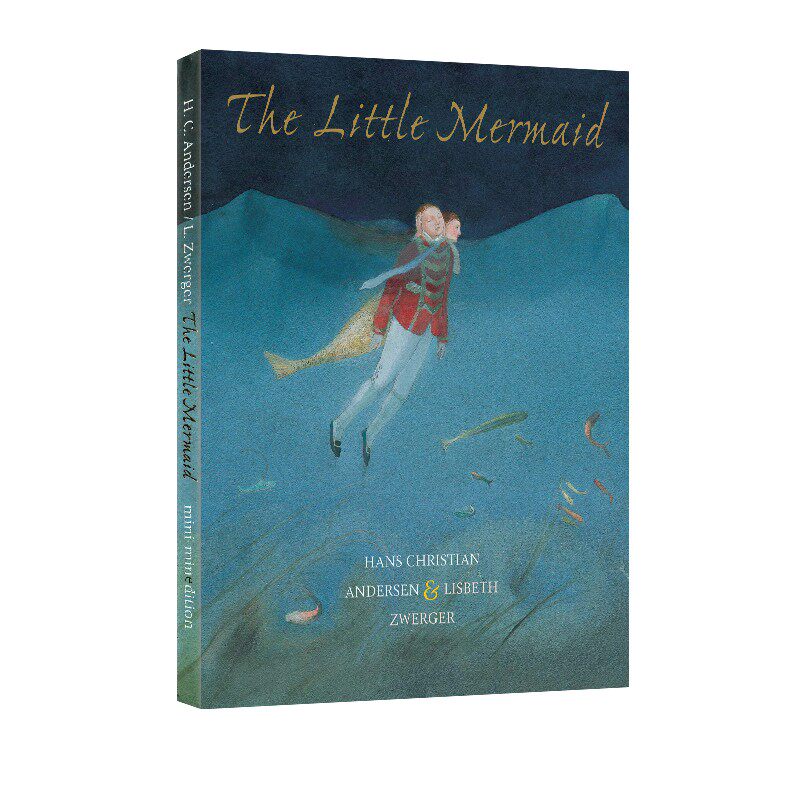 英文原版 the little mermaid 经典安徒生童话故事绘本图画书 小