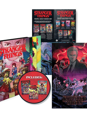 预售 怪奇物语 漫画3册盒装 Stranger Things Graphic Novel Boxed Set Zombie Boys,The Bully, Erica the Great