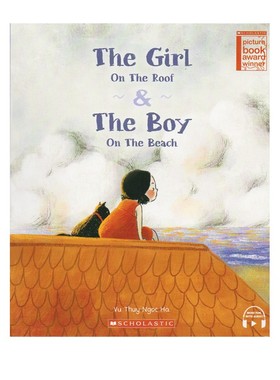 英文原版 The Girl on the Roof The Boy on the Beath 附音频 儿童友谊情商启蒙绘本 暖心治愈