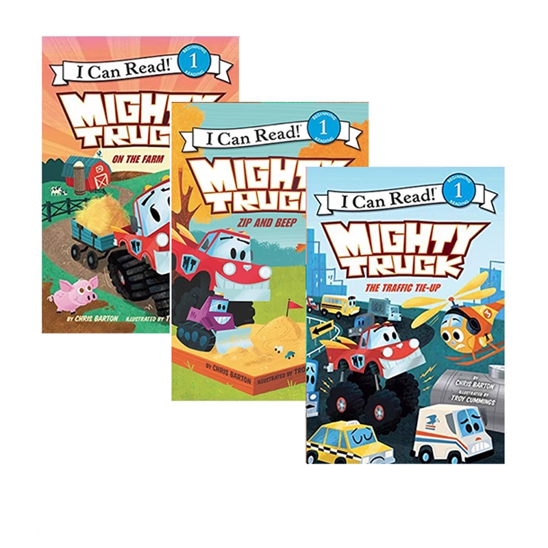 英文原版威猛卡车ICanRead