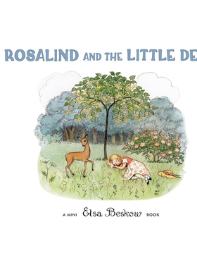 预售 罗莎琳德和小鹿 Rosalind and the Little Deer 迷你版精装 艾莎贝斯蔻情商性格教育绘本 瑞典绘本大师Elsa Beskow 英文原版