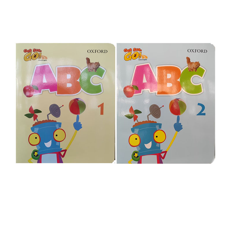 英文原版 Oxford Get Set, GO! ABC 两册 牛津幼儿英语字母书 托管英语教材 英语启蒙