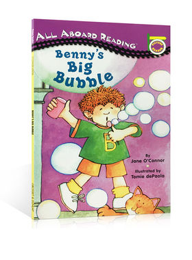 Penguin Group系列 All Aboard Reading：Benny's Big Bubble 培珽推荐书单第1一阶段绘本 分级阅读读物故事书 英文原版