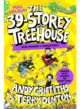 英文原版 The 39-Storey Treehouse Colour Edition 树屋故事3 全彩版 39层小屁孩树屋历险记 儿童漫画故事幽默笑话