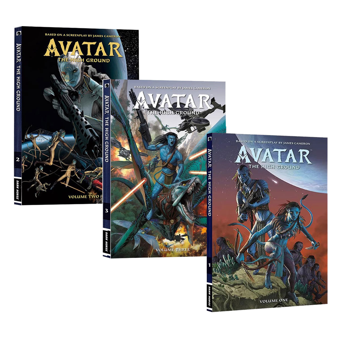 阿凡达 高地 3卷合售 漫画图像小说 电影水之道前传 Avatar: The High Ground 英文原版 精装 绘本小说漫画书