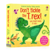 纸板书触摸书 the 绘本 rex Don 英文原版 恐龙 tickle 预售 尤斯伯恩 儿童启蒙认知绘本 发音书