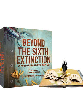 Pop-Up立体书 Beyond the Sixth Extinction 史前生物大灭绝 纸艺大师 Shawn Sheehy 英文原版科普知识绘本