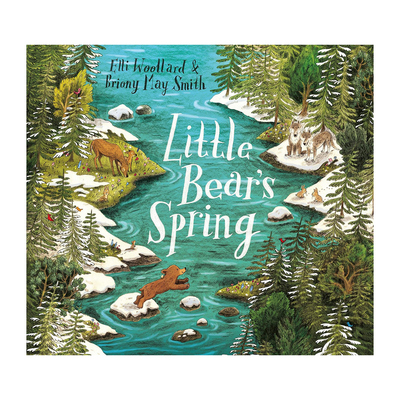 预售 英文原版 小熊的春天 英文原版绘本 Little Bear's Spring 儿童英语启蒙绘本 季节自然友谊主题 亲子睡前图画故事书