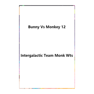预售 英文原版 Bunny Vs Monkey 12: Intergalactic Team Monk Wts 精装 星际团队 儿童漫画故事书 幽默搞笑故事集