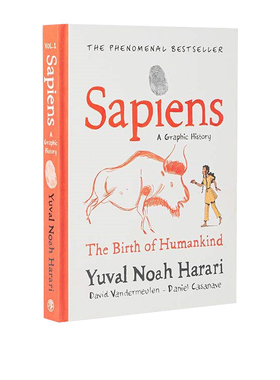 预售 英文原版 Sapiens 人类简史1 The Birth of Humankind 人类的诞生 精装漫画版 尤瓦尔·赫拉利 Yuval Noah Harari