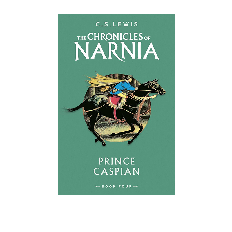 预售 纳尼亚传奇 第4部 彩虹封面平装 凯斯宾王子 Prince Caspian 英文原版 C S Lewis 奇幻冒险故事 国际畅销流行小说