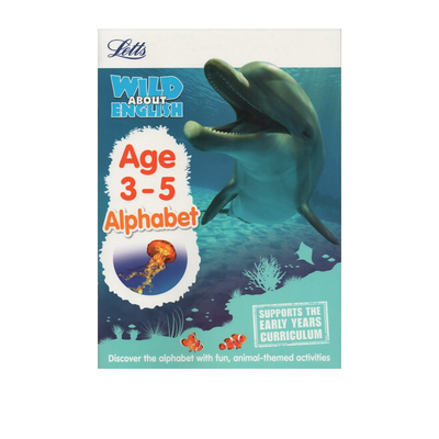 英文原版 Collins Letts Wild About english AGE 3-5 Alphabet 少儿科普练习册 3-5岁 附答案