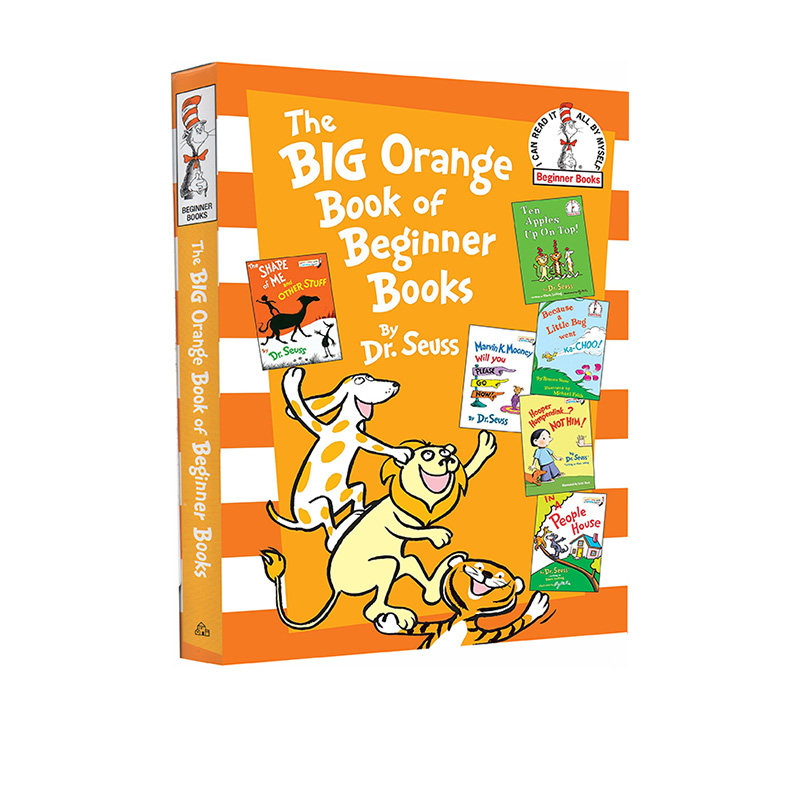 苏斯博士英语启蒙认知 the big orange book of beginner books 橙色