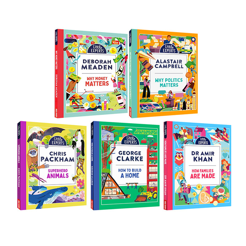 小专家系列 Little Experts 5册 精装 儿童英文科普读物 全彩插图知识类图画书