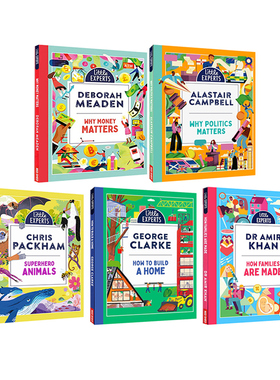 小专家系列 Little Experts 5册 精装 儿童英文科普读物 全彩插图知识类图画书