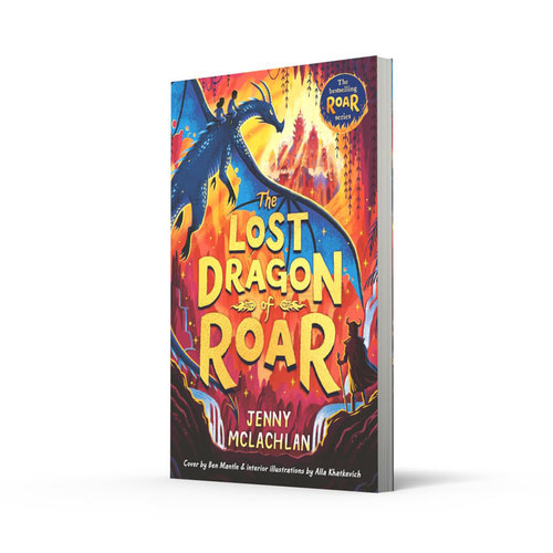 预售 英文原版 The Lost Dragon of Roar 咆哮大陆失落的神龙 5 儿童奇幻冒险章节书 8-12 岁青少年英文课外阅读读物