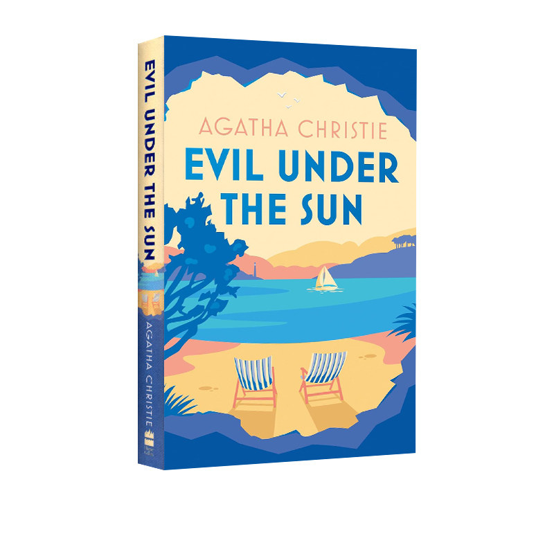 英文原版 Poirot:Evil Under The Sun 大侦探波洛系列 阳光下的罪恶 阿加莎侦探推理小说 Agatha Christie 艳阳下的谋杀案