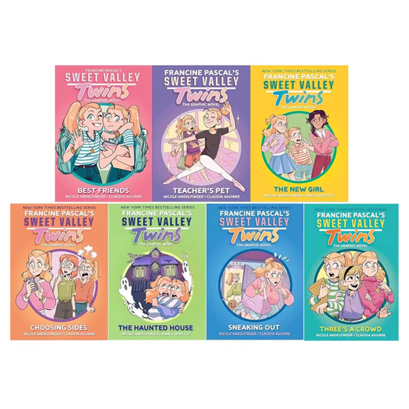 英文原版 Sweet Valley Twins: Best Friends 甜蜜谷双胞胎 (可单拍) 最好的朋友 全彩漫画绘本 儿童课外阅读故事书