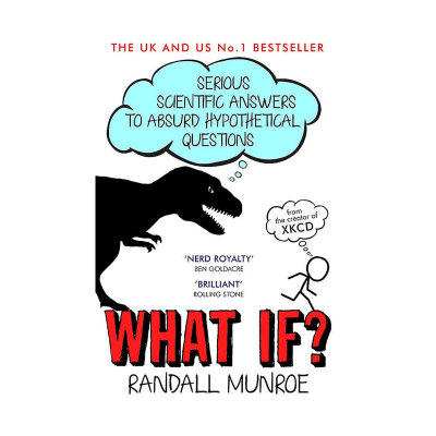 预售 what if 那些古怪又让人忧心的问题 What If 英文原版 如果这样 会怎样 兰道尔 门罗 畅销儿童科普读物 趣味科学