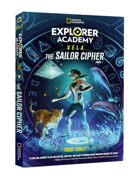英文原版 Explorer Academy Vela: The Sailor Cipher (Book 1) 维拉探险家学院系列 水手密码 美国国家地理出品 桥梁章节