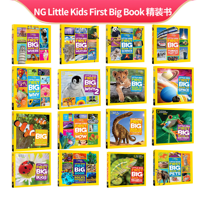 美国国家地理儿童百科National Geographic Little Kids First Big Book of Science/Why自然科学精装大开本 书籍/杂志/报纸 儿童读物原版书 原图主图