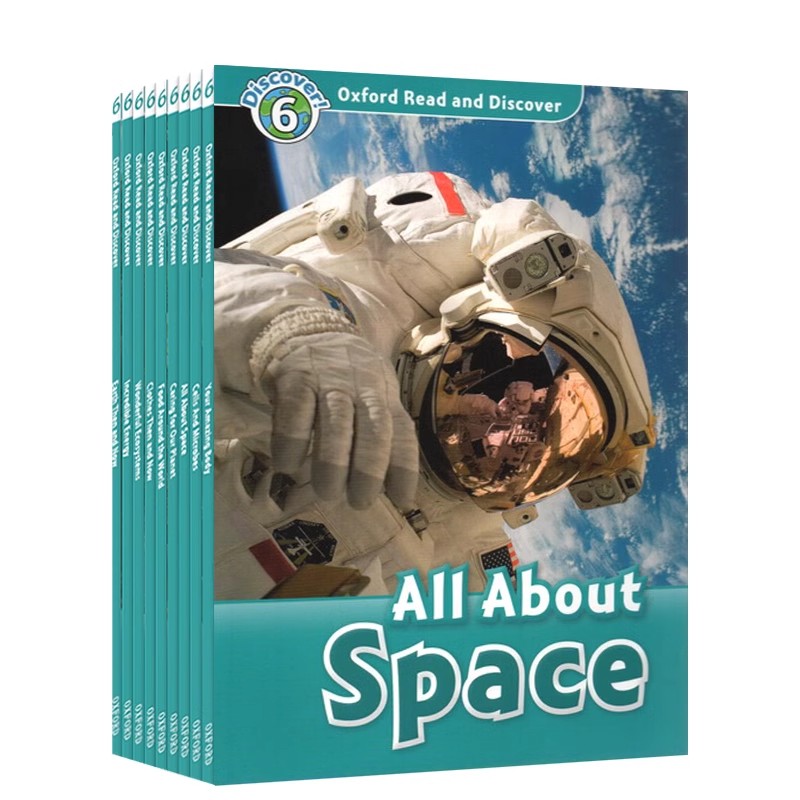 六阶段 牛津阅读与探索发现 Oxford Read and Discover Level 6 英文原版分级读物 10册合售