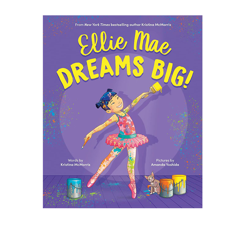 英文原版 Ellie Mae Dreams Big! 精装 你长大后想成为什么 儿童英语启蒙图画故事绘本