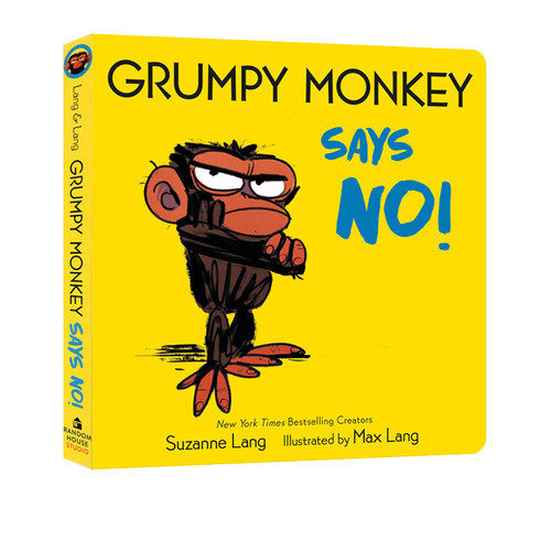 英文原版 Grumpy Monkey Says No! 暴怒猴说