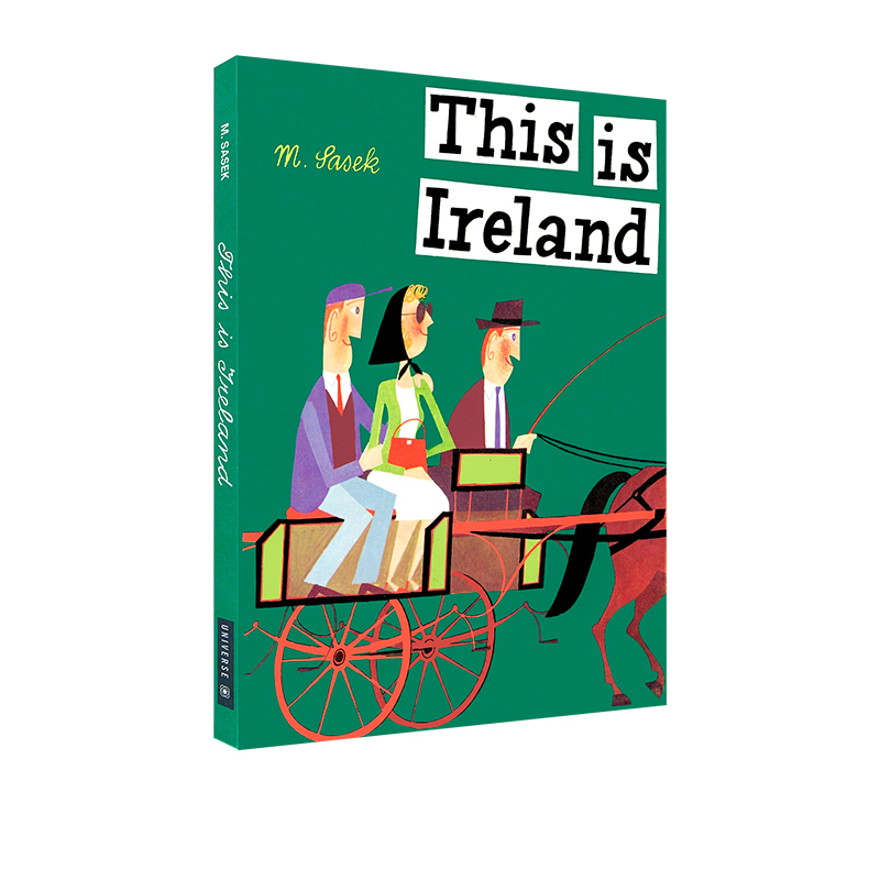 米先生的世界旅游绘本 这里是爱尔兰 英文原版 This is Ireland 精装大开本  青少年人文艺术绘本图画书 捷克插画家Miroslav SaseK