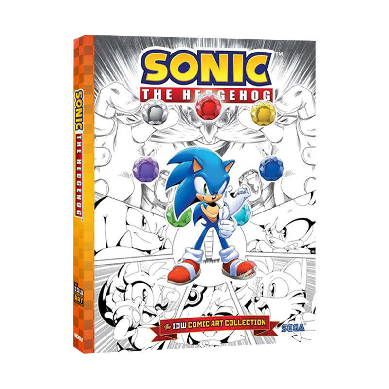 预售 英文原版 刺猬索尼克 漫画艺术精装收藏版 Sonic The Hedgehog: The IDW Comic Art Collection 音速小子 Ian Flynn